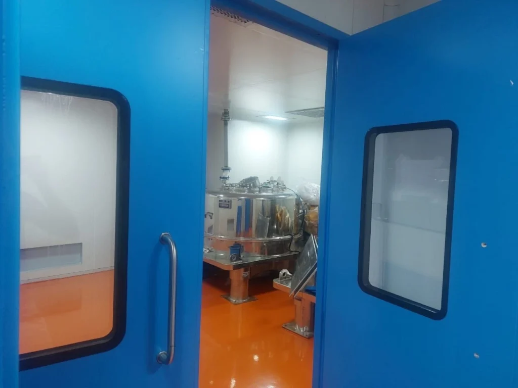 clean room panel will be in the MEP segment 2